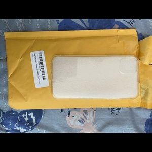 New unused iPhone 11 Pro Max silicone clear case
